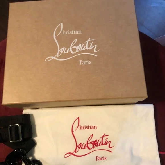 Christian Louboutin Handbag - NWT - Guaranteed Authentic-black leather-2 straps - Picture 2 of 10